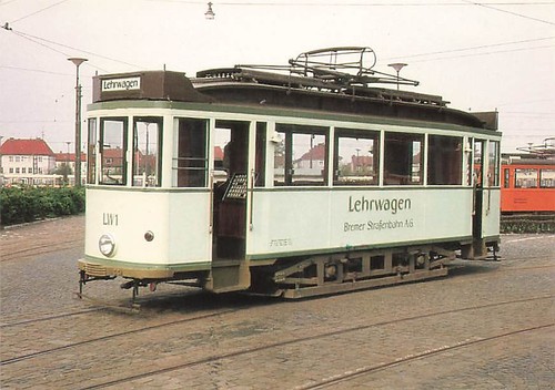 Alte tram bremen lehrwagen - alte, ak