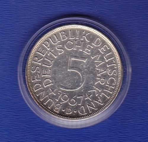 Silbermünze - 5, dm