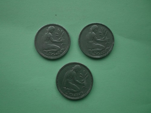Pfennig 1950 1967 d - x, +