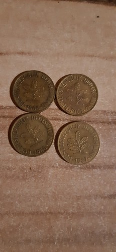 Brd pfennig 1967 1968 - pfennig,