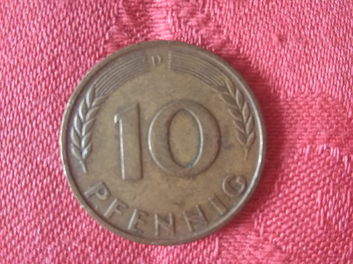 Pfennig umlaufmünze - 10,