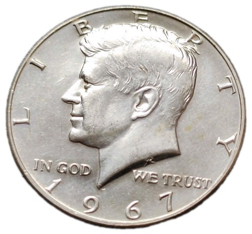 Usa half dollar 1967 silber - dollar, d