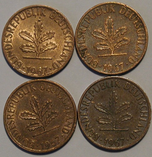 Pfennig 1967 g j - g,