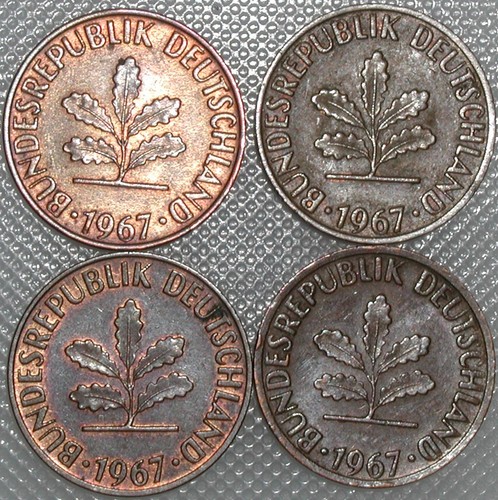 Pfennig 1967 g - pfennig, d