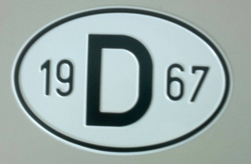 Schild mit jahreszahl - d,