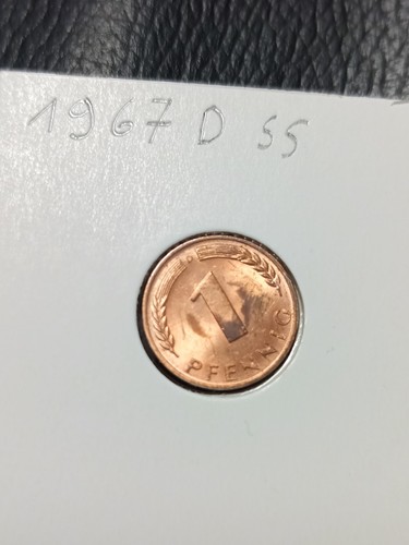 Brd pfennig 1967 in ss - d,